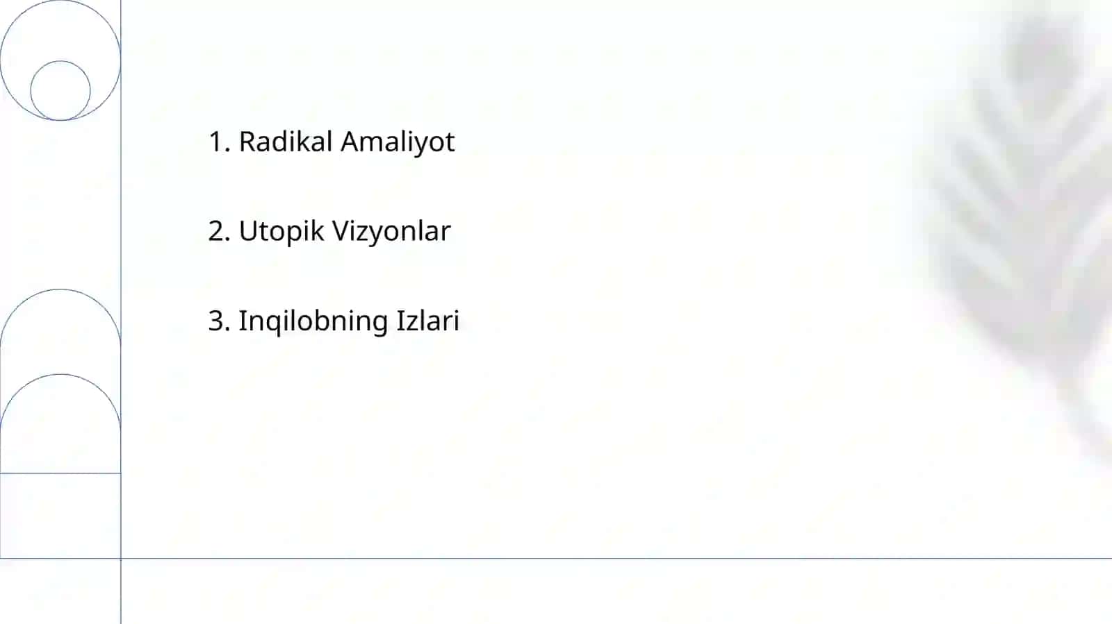 Utopiklar, marks va radikallar 2