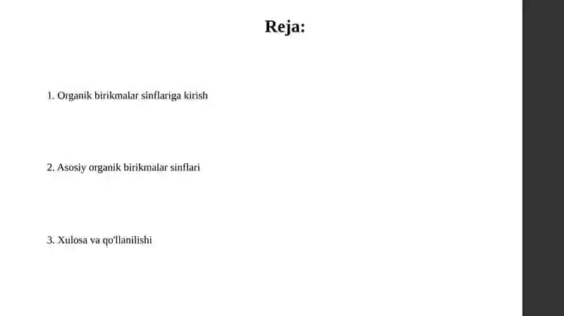 Organik birikmalar 2