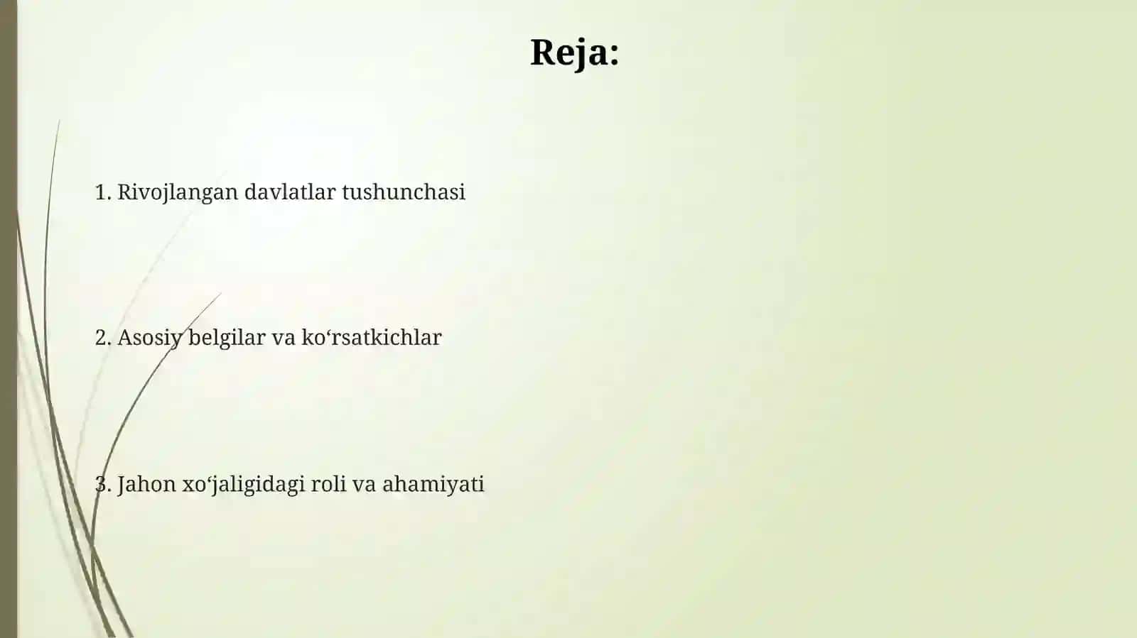 Rivojlangan davlatlar 2