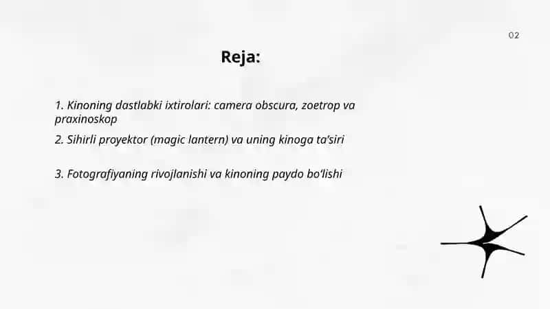 Kinoning paydo bo'lish tarixi 2