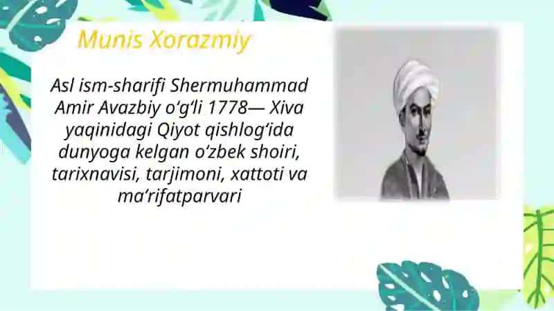 Munis Xorazmiy 2