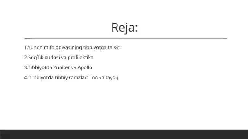 Yunon mifologiyasi Tibbiyotdagi siri 2