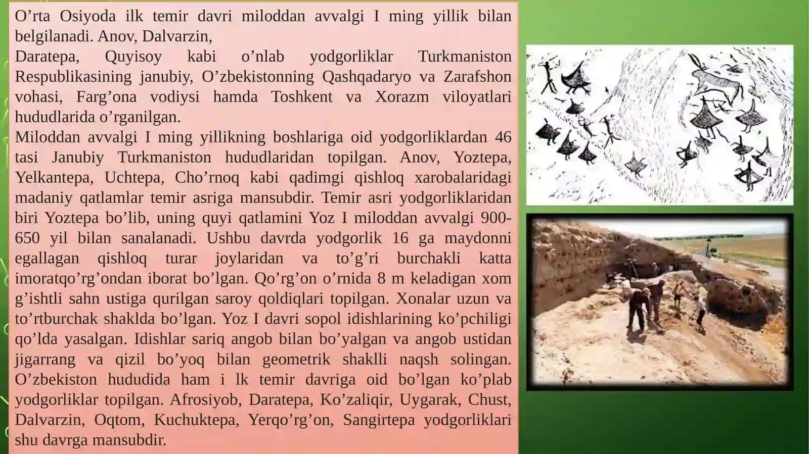 Ilk temirdavriyodgorliklari 2