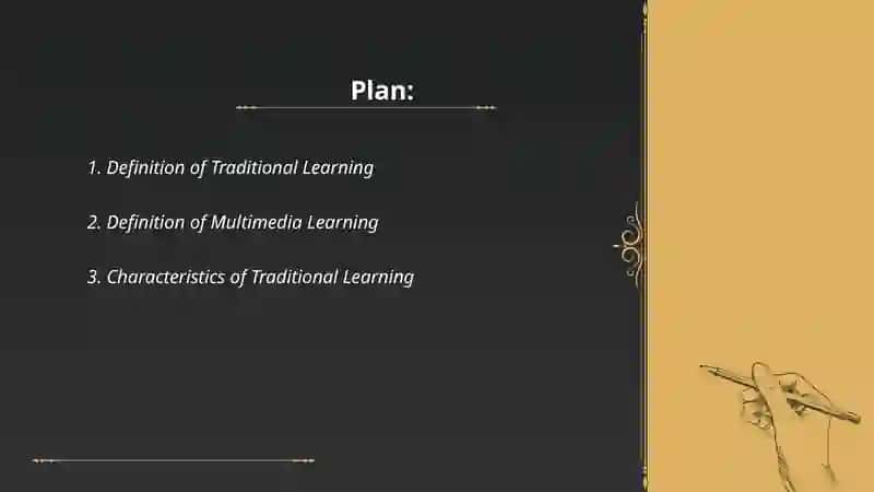 Traditional and multmedia learning the difference 2