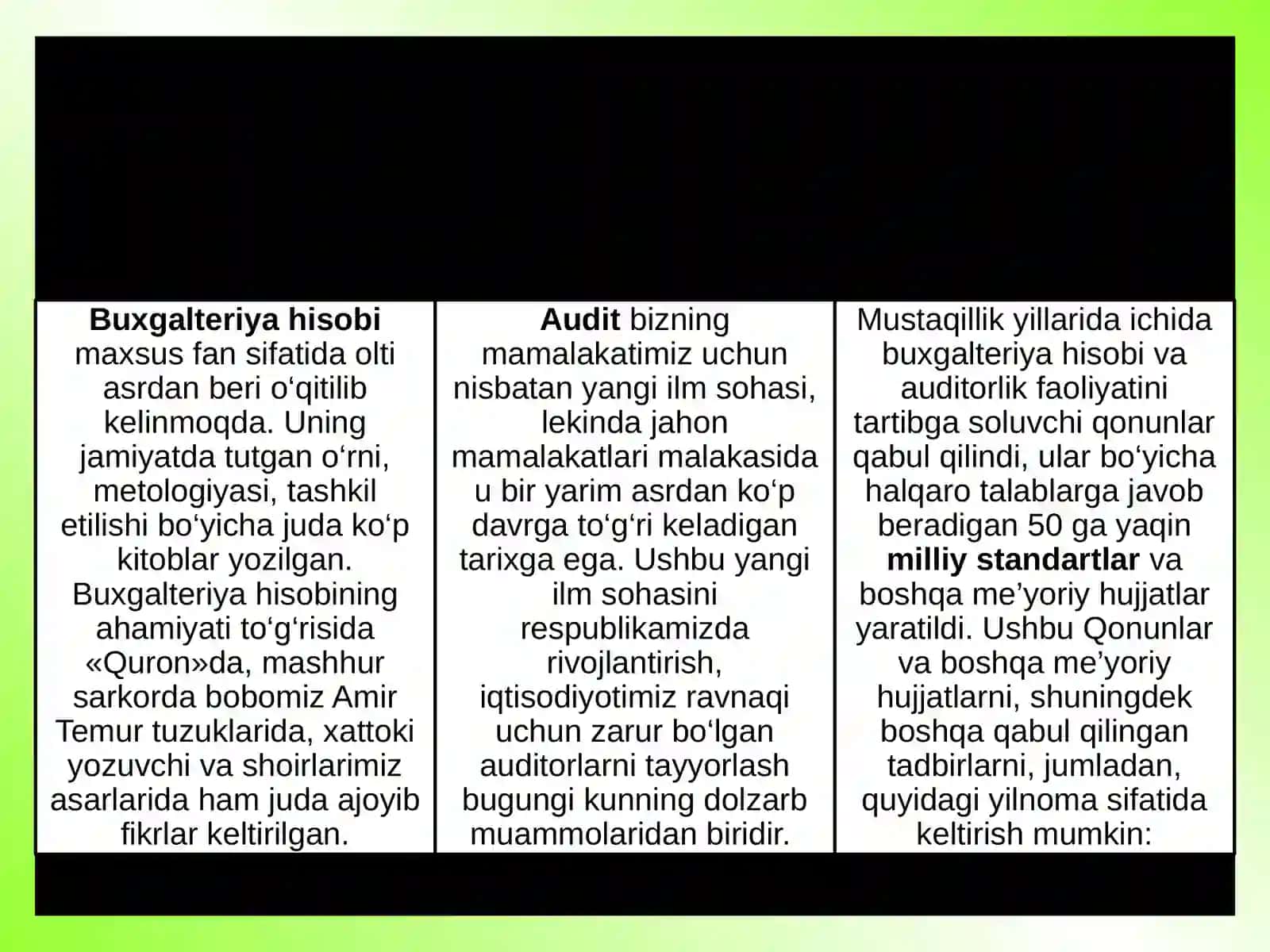 Buxgalteriya hisobi fanining predmeti maqsadi va vazifalari 2