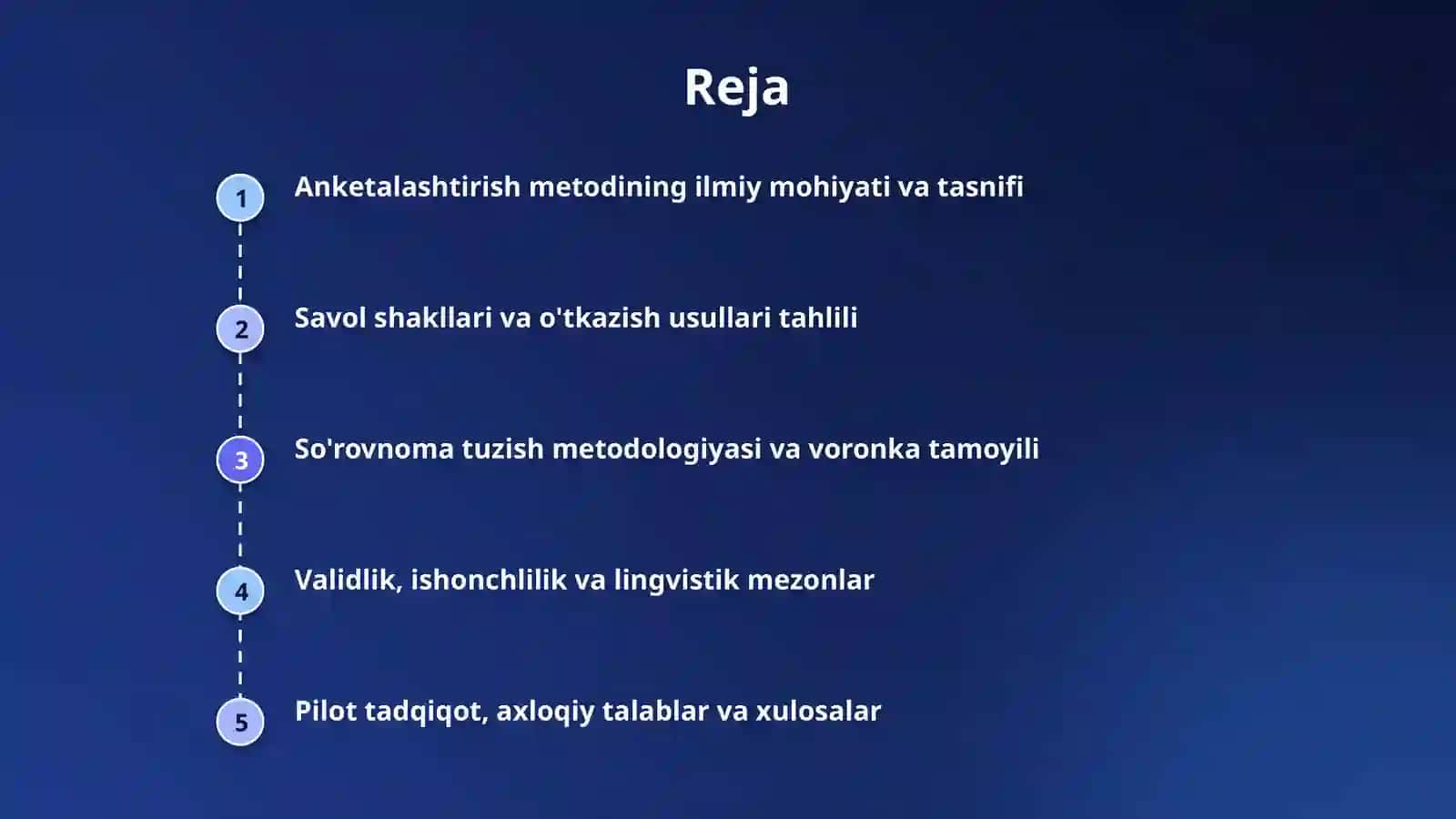 Anketalashtirish: turlari metodi va unga qoʻyiladigan asosiy talablar 2