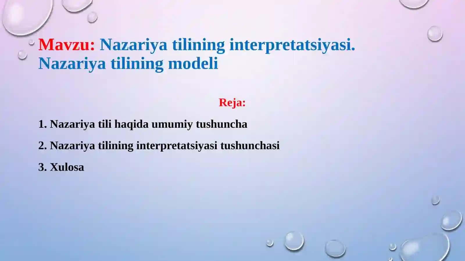 Ergasheva Azizaning Diskret matematika va matematik mantiq fanidan tayyorlagan taqdimoti 2