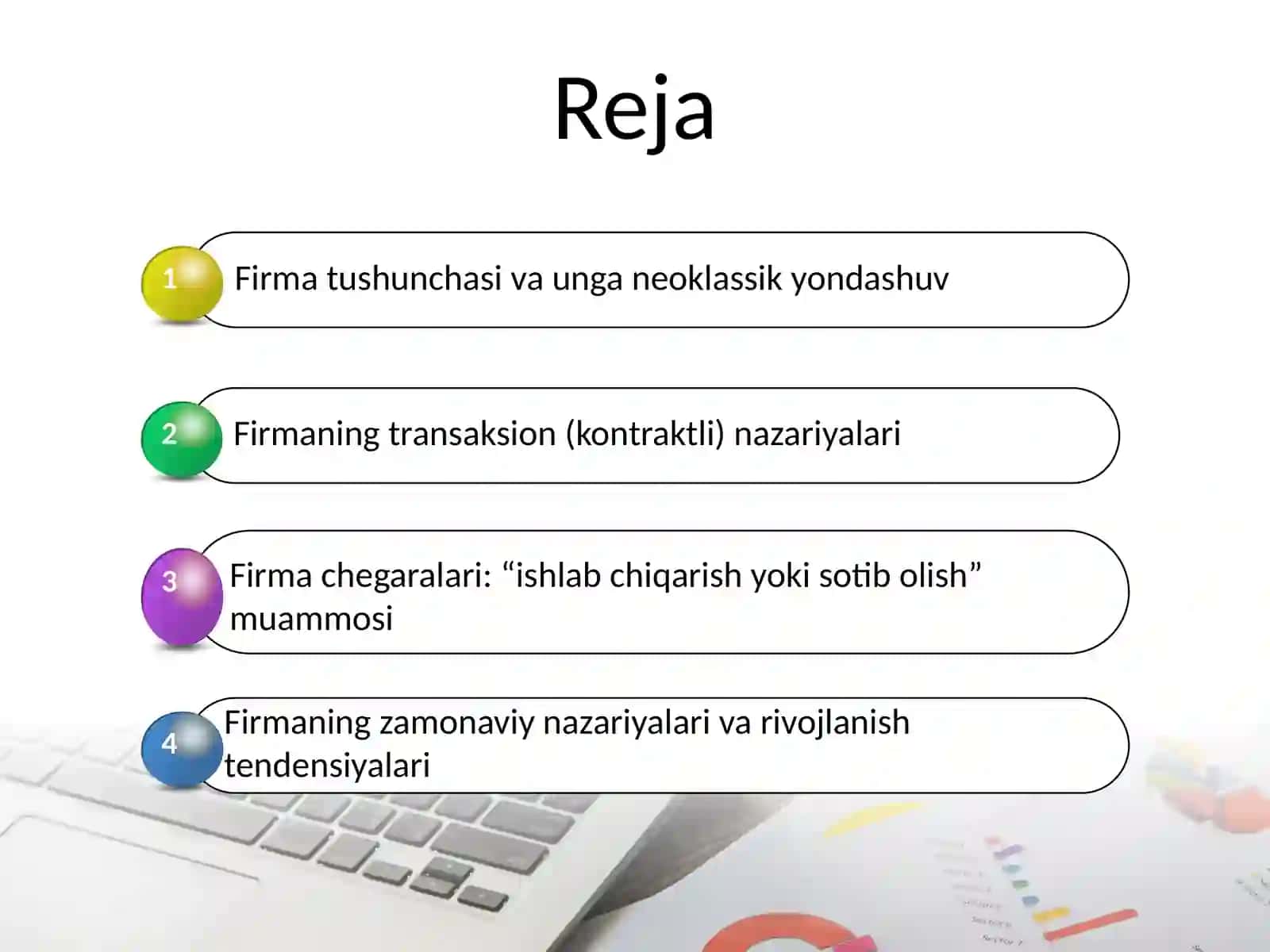 FIRMA NAZARIYASI 2