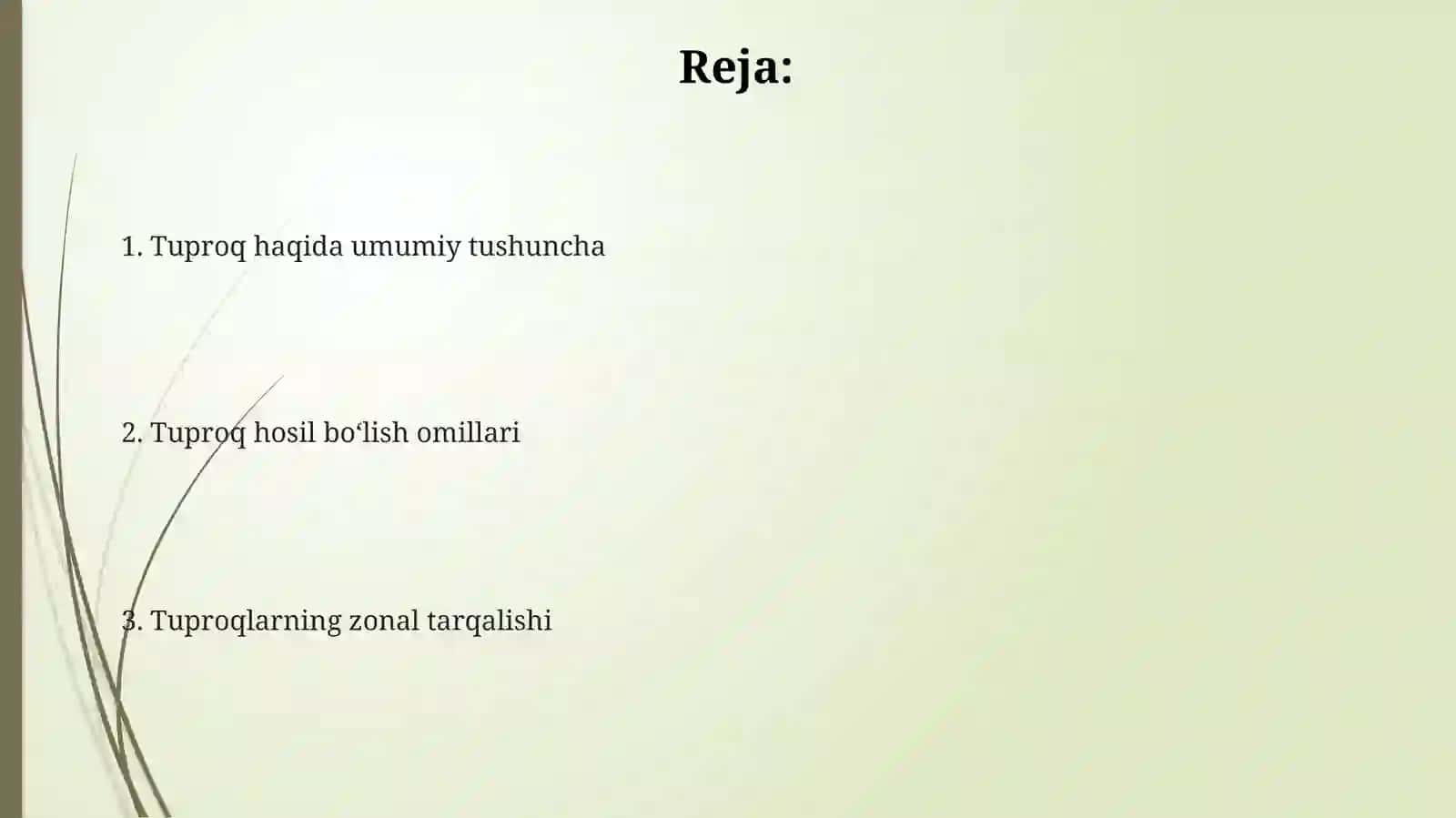 Tuproqlarningtarqalishqonuniyatlari 2