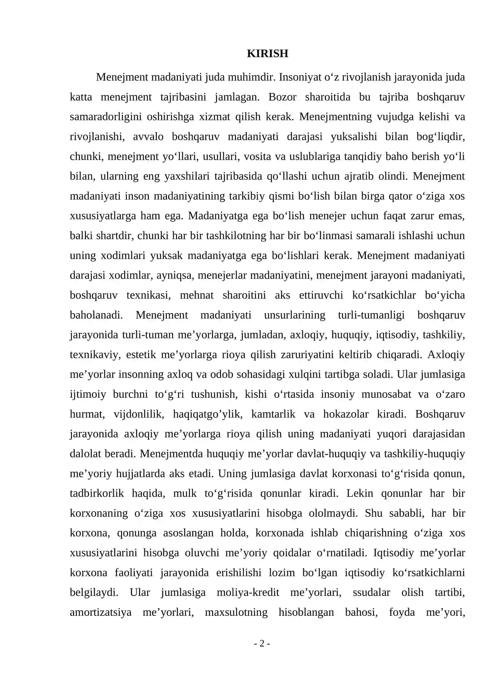 Menejment Madaniyati 2