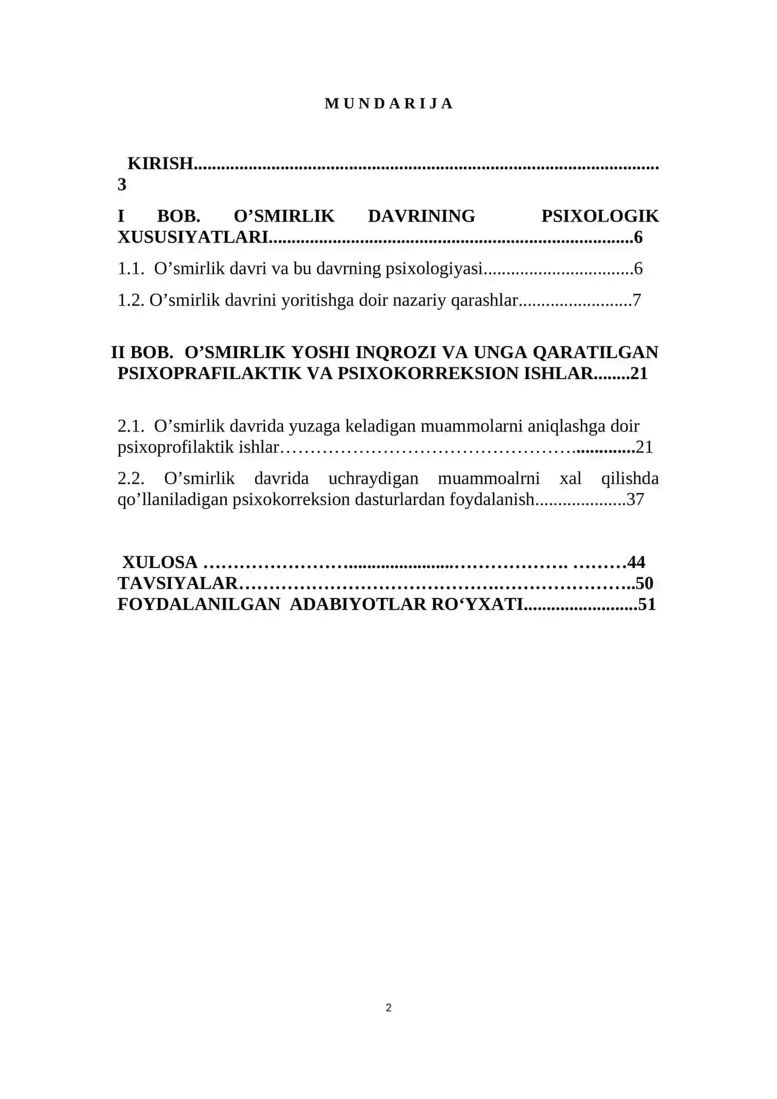 O’smir yoshdagi o‘quvchilarning muammolari va ularga ko‘rsatiladigan yordam 2