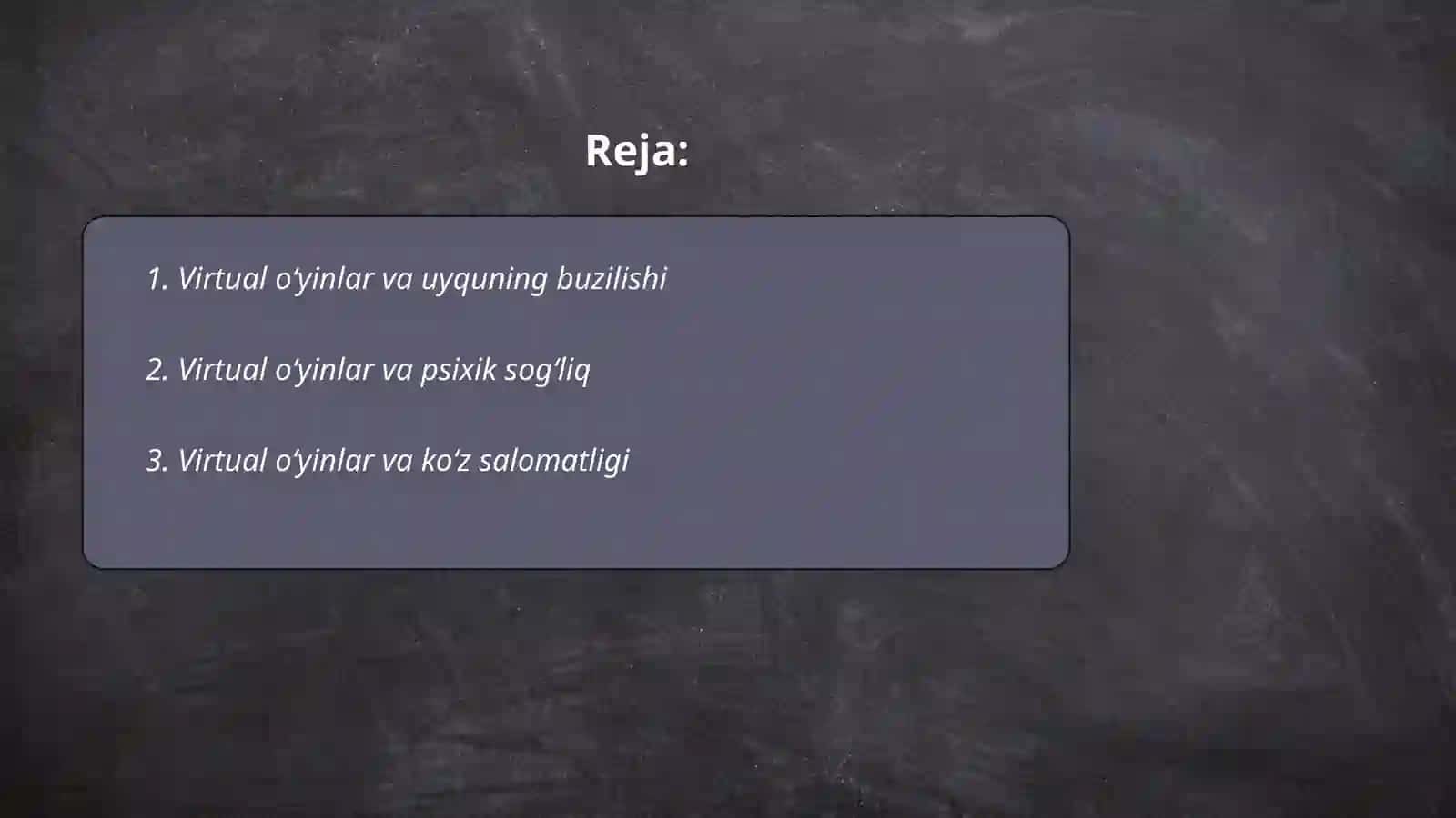 Virtual òyinlarning asorati 2
