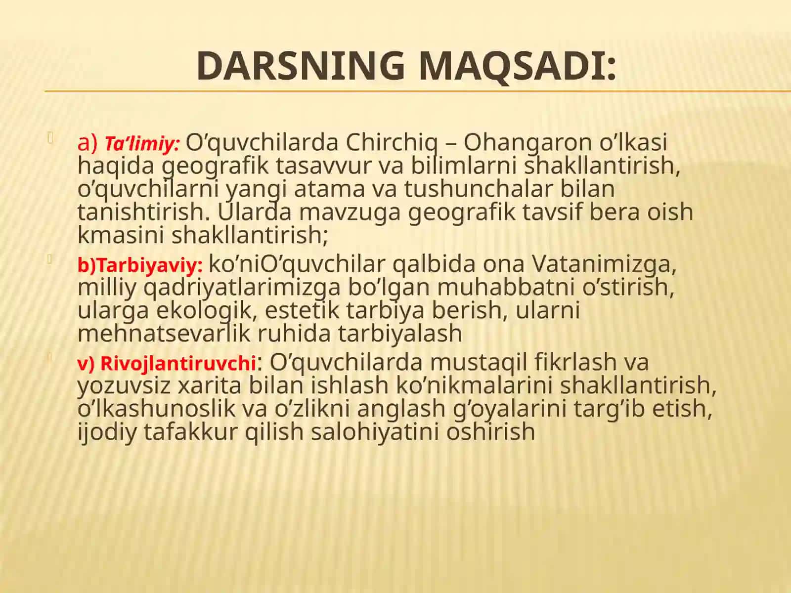 Chirchiq-Ohangaron  tabiiy geografik okrugi (umumta’lim  maktablari 8-sinflar uchun.) 2
