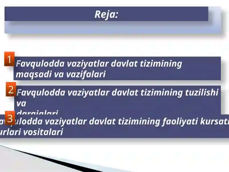 Favquloddavaziyatlar Davlat Tizimi 2