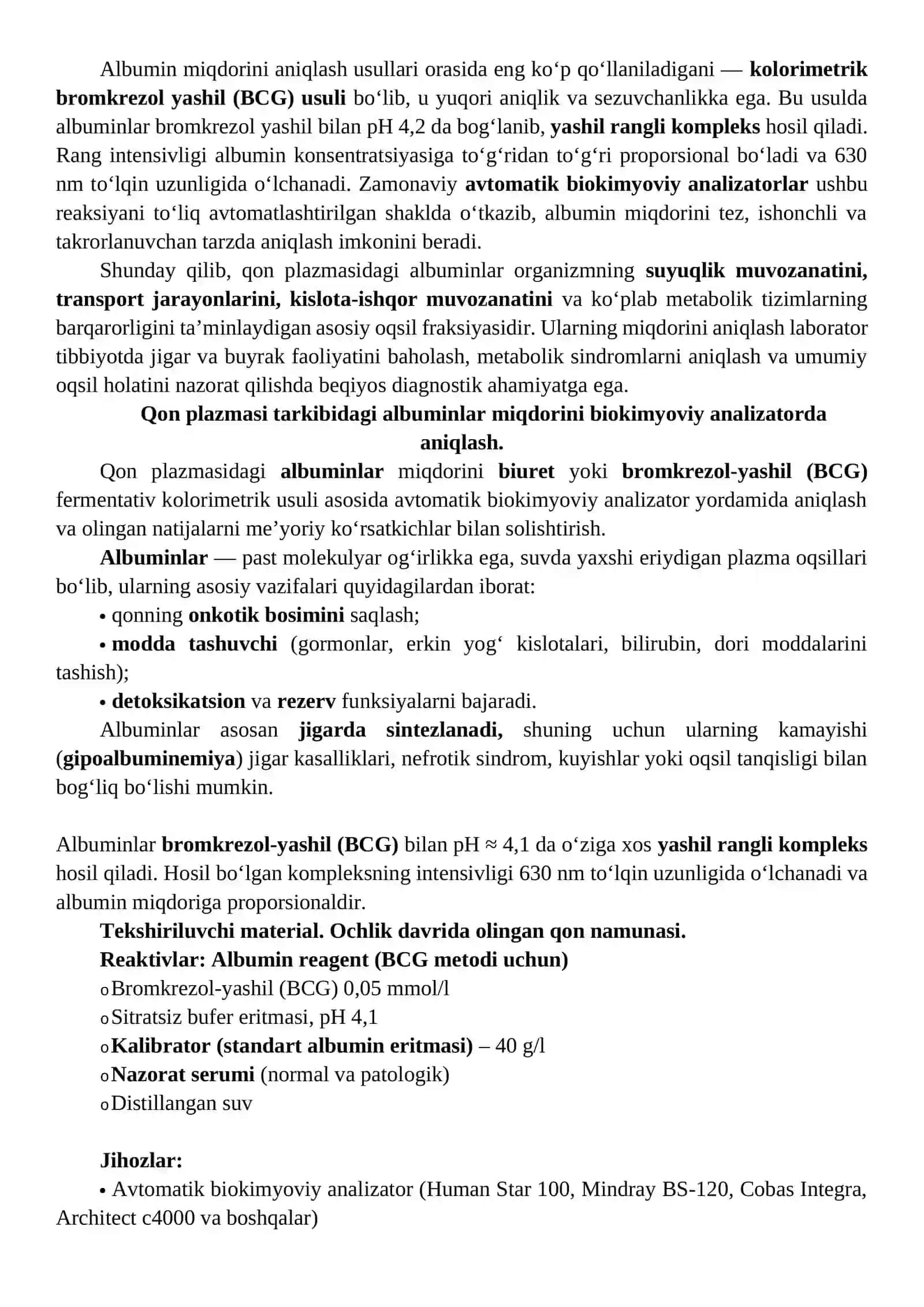 Qon Tarkibidagi Oqsillar 2