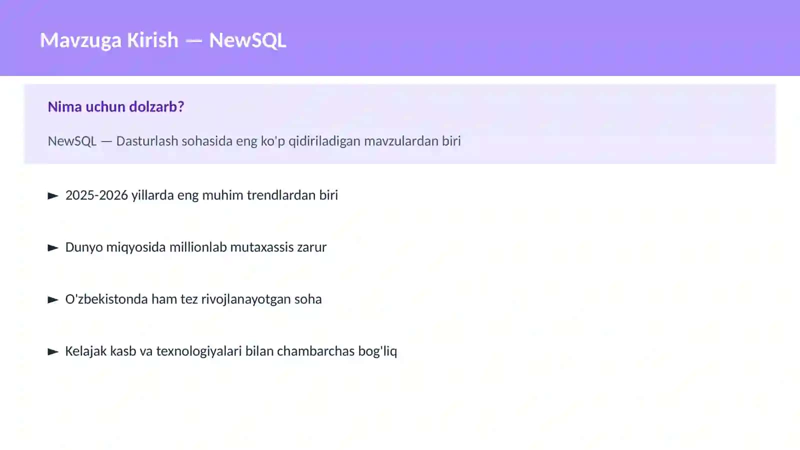 NewSQL 2