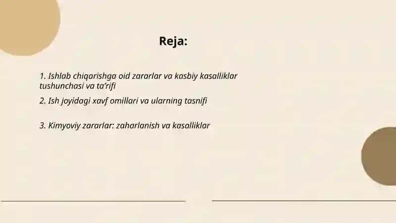 Ishlab chiqarishgs oid zararlar va kasbiy kasalliklar haqida tushuncha 2