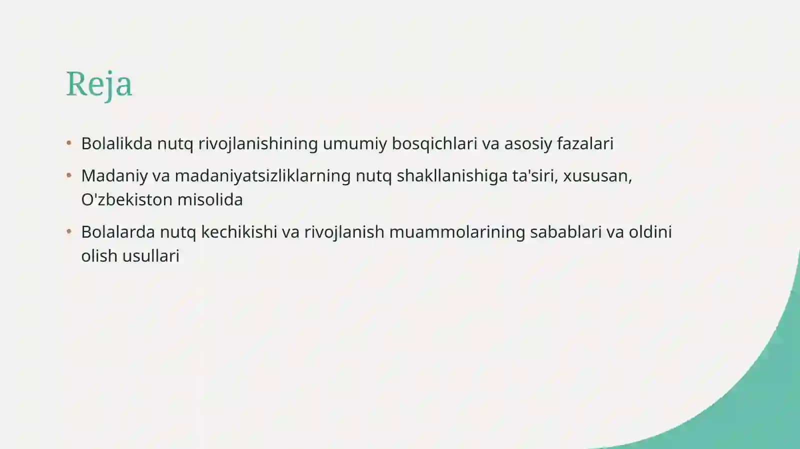 Ilk bolalikda nutqning shakllanish bosqichlari 2
