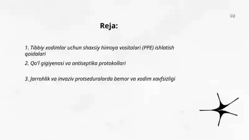 Tibbiy xodimlar uchun shaxsiy himoya vositalari (PPE) ishlatish qoidalari 2