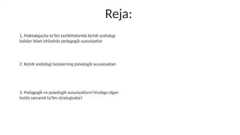 Maktabgacha ta'lim tashkilotlarida kichik yoshdagi bolalar bilan ishlashda pedagogik xususiyatlar 2