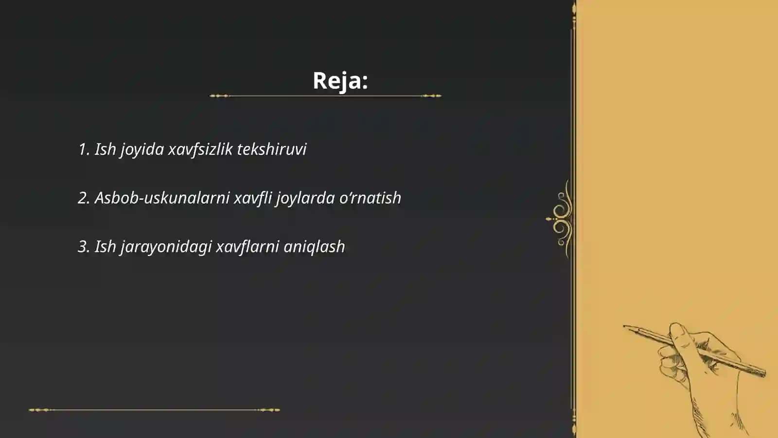 Asbob-uskunalarining jarohatlanish xavfliligi yuzasidan attestatsiyadan o‘tkazish tartibi 2