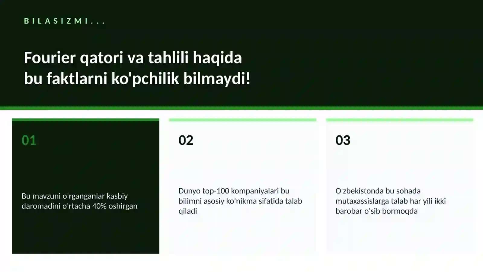 Matematika - Uy vazifalari 2