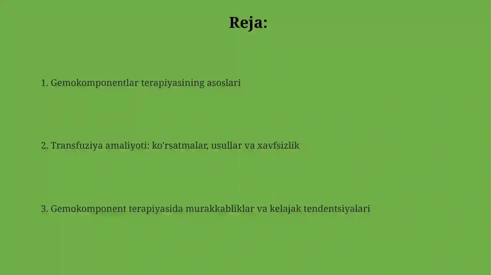 Qonkasalliklarigemokompanentterapiya 2