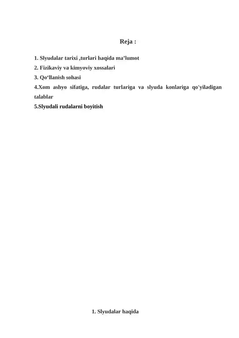 Slyudali rudalarni boyitish texnologiyasi 2