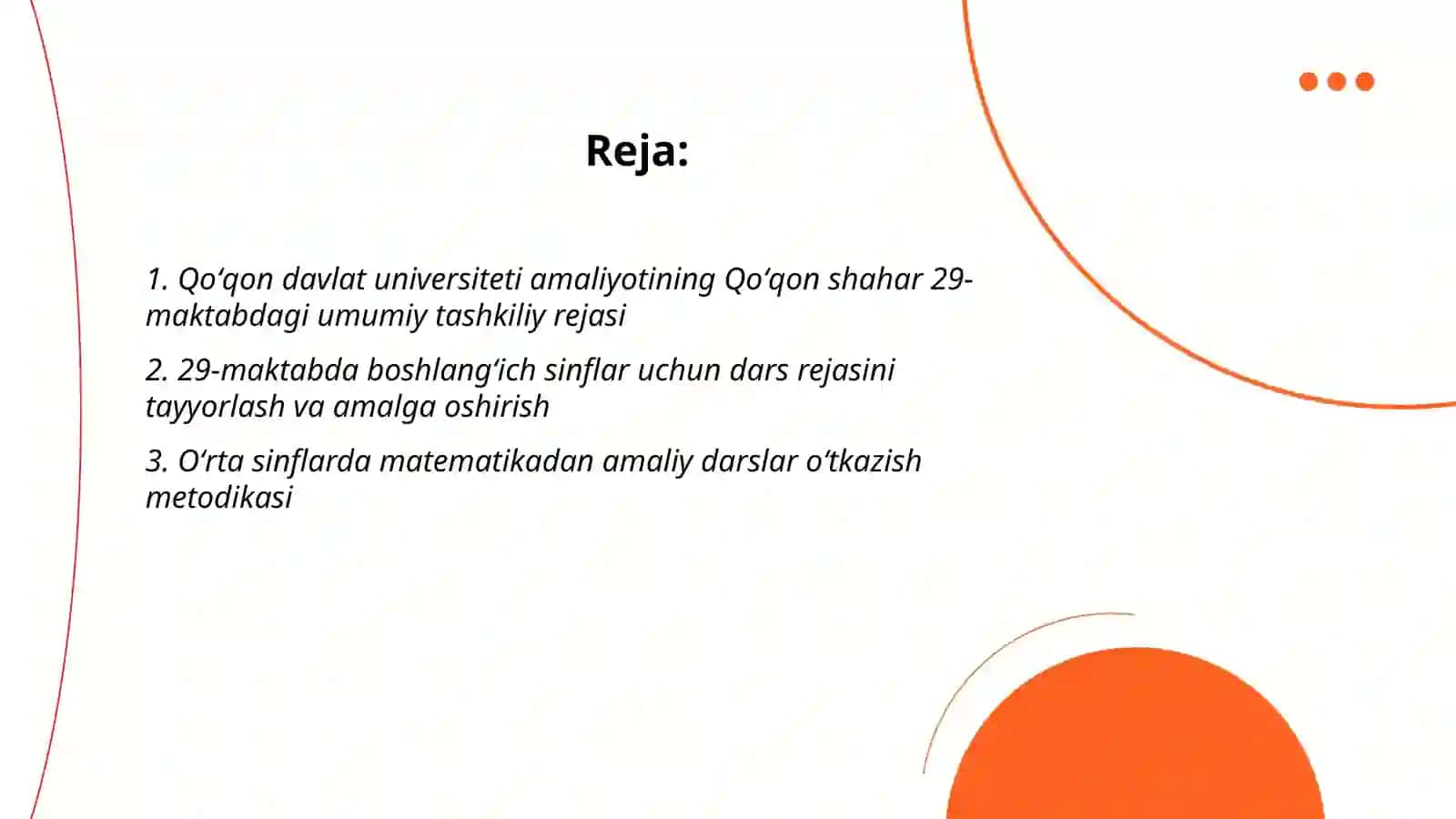 Qoʻqon shahar 29-maktab amaliyot 2