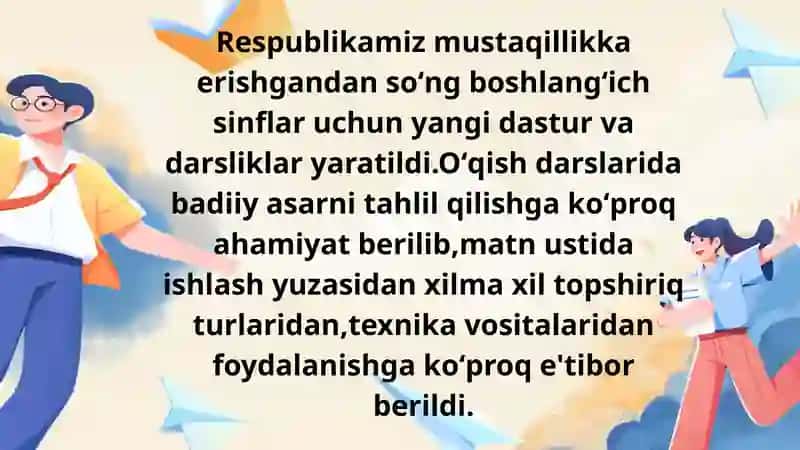 Badiiy asarni tahlil qilish metodikasi 2