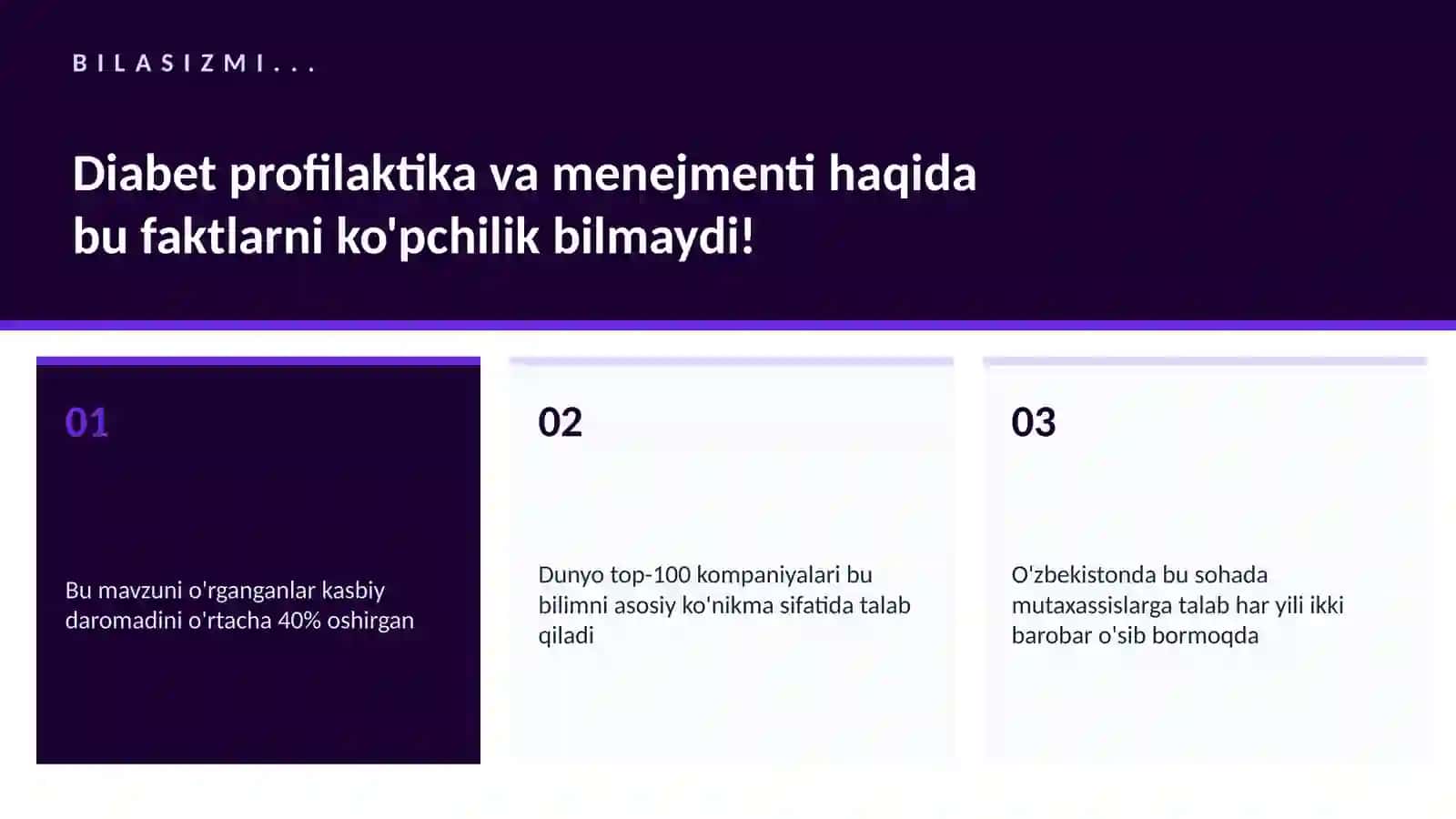 Diabet profilaktika va menejmenti 2