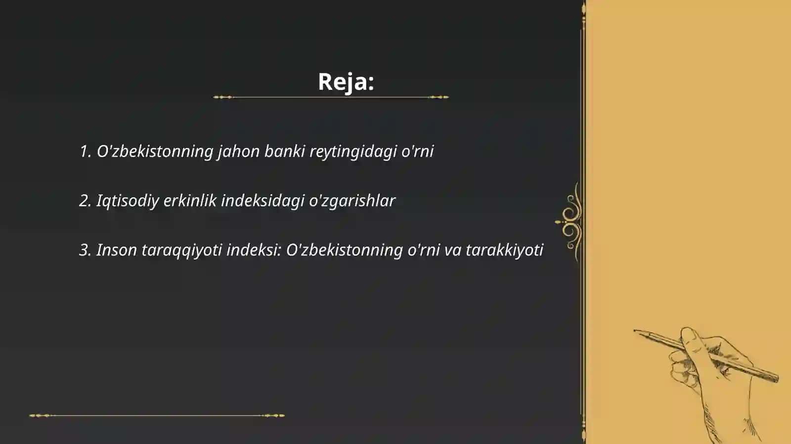 Yangi o'zbekiston ijtimoiy-siyosiy va madaniy hayotida o'zgarishlar 2