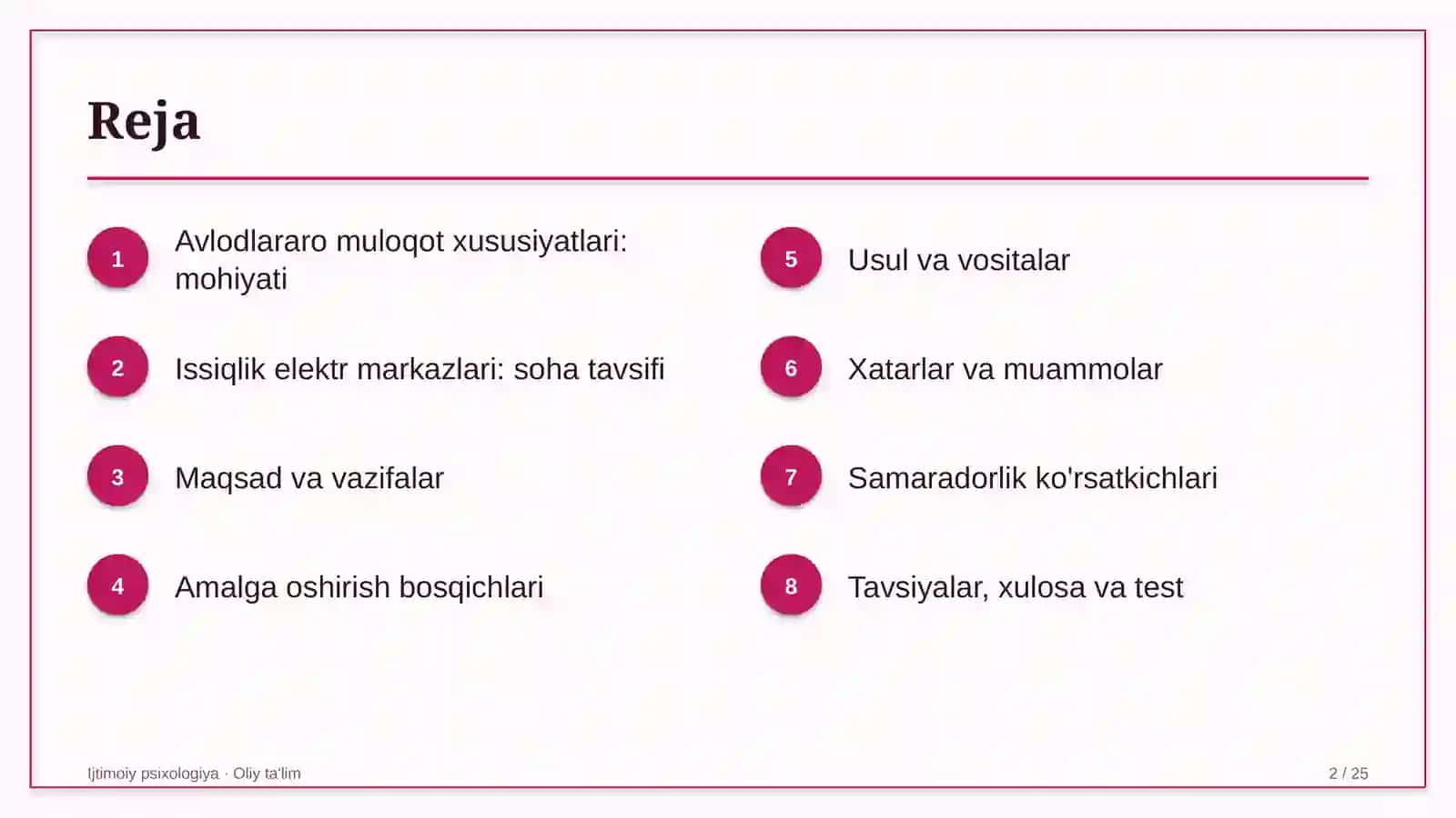 Issiqlik elektr markazlarida avlodlararo muloqot xususiyatlari 2