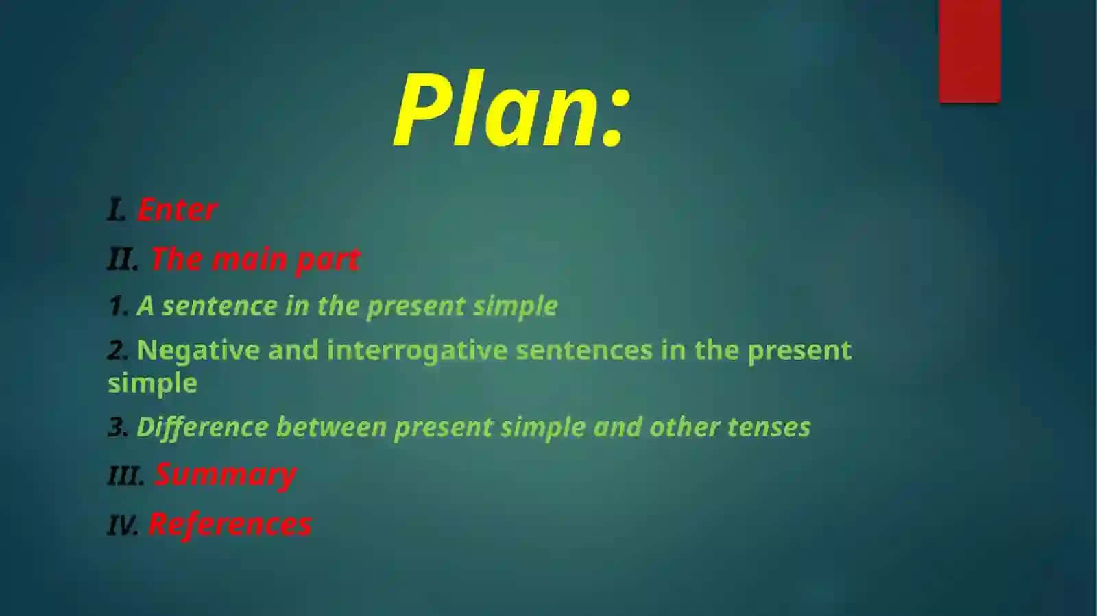 PresentSimple 2