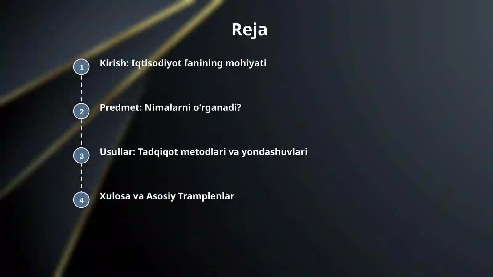 Iqtisodiyotga kirish. Fanning predmeti va usullari. 2