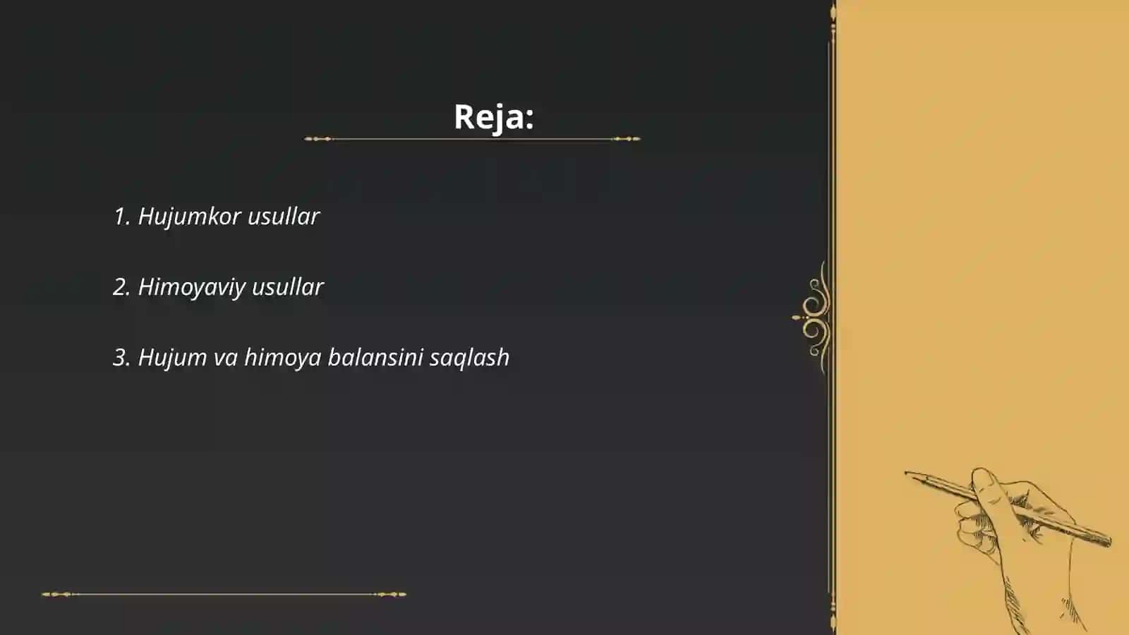 Hujumkor usullar 2