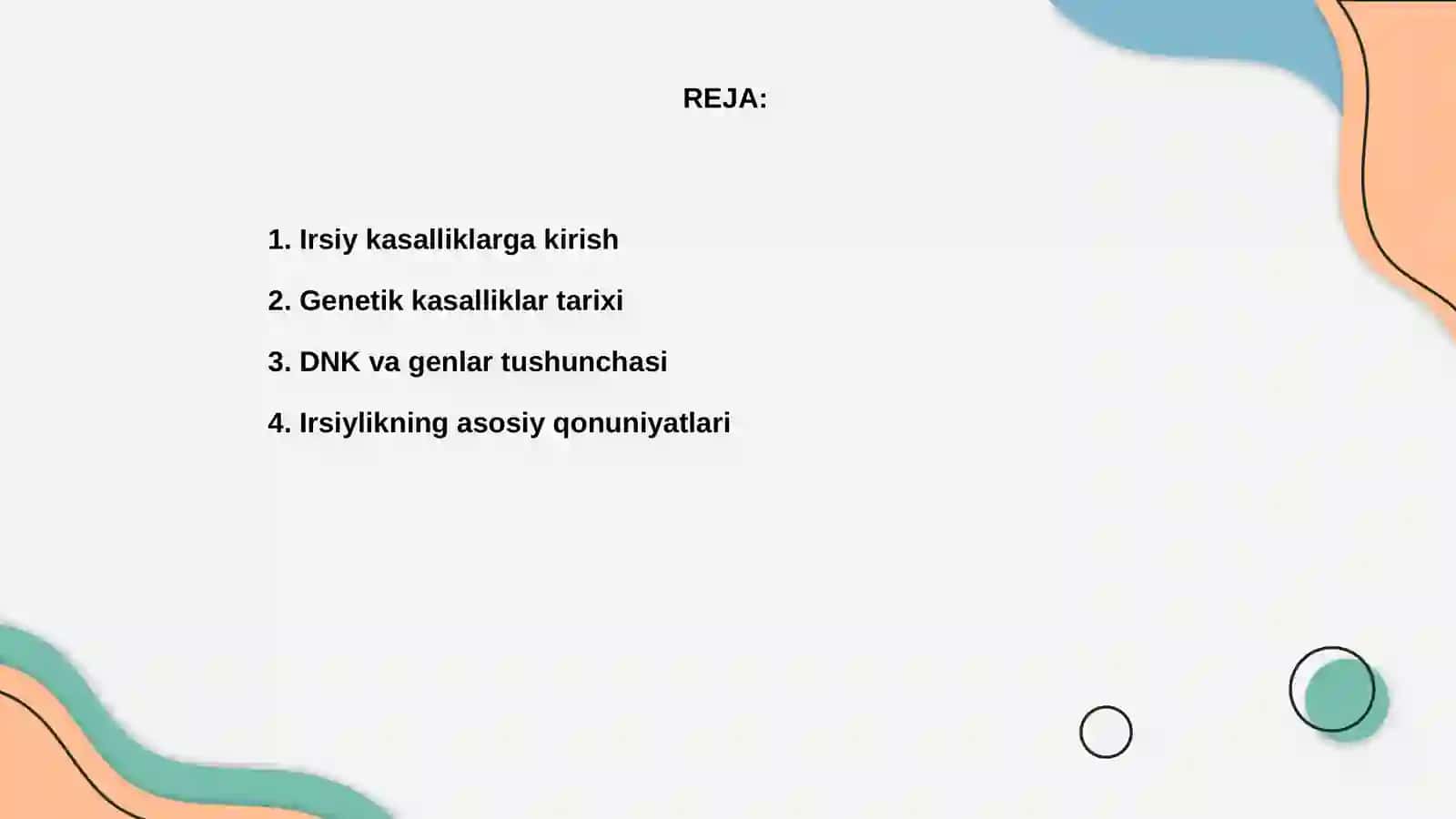 Irsiy kasalliklar 2