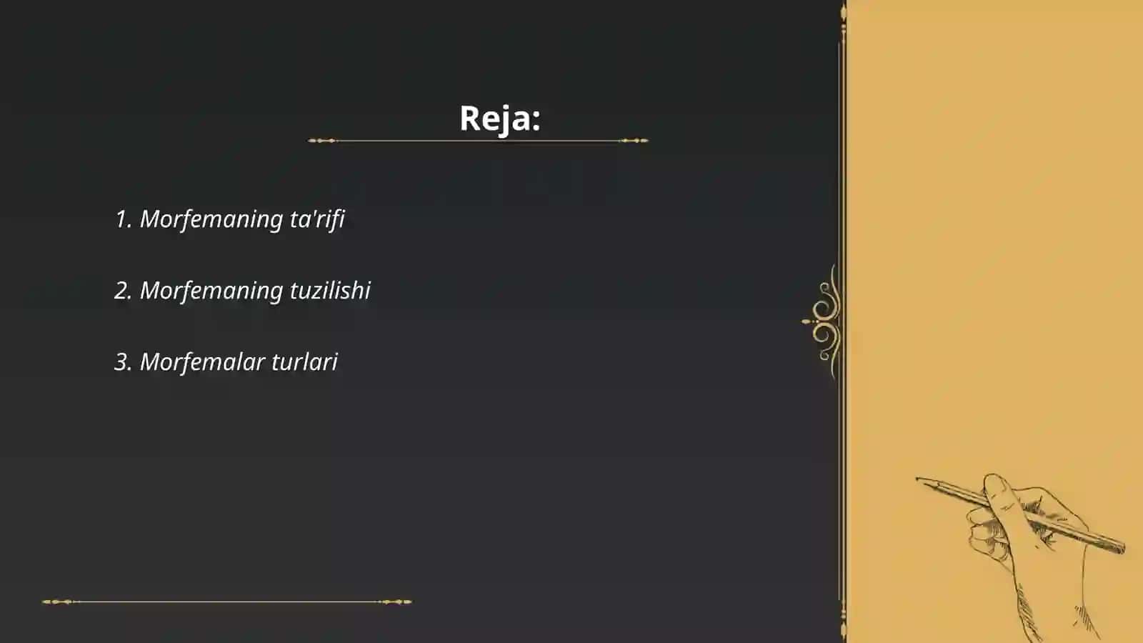 Morfema va uning turlari 2