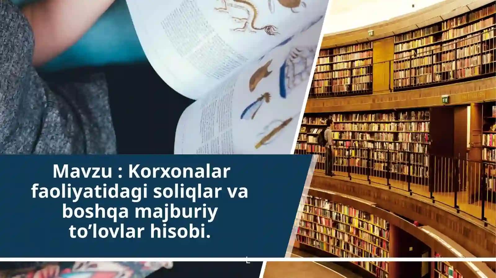Korxonalar faoliyatidagi soliqlari va boshqa majburiy to'lovlar hisobi 2