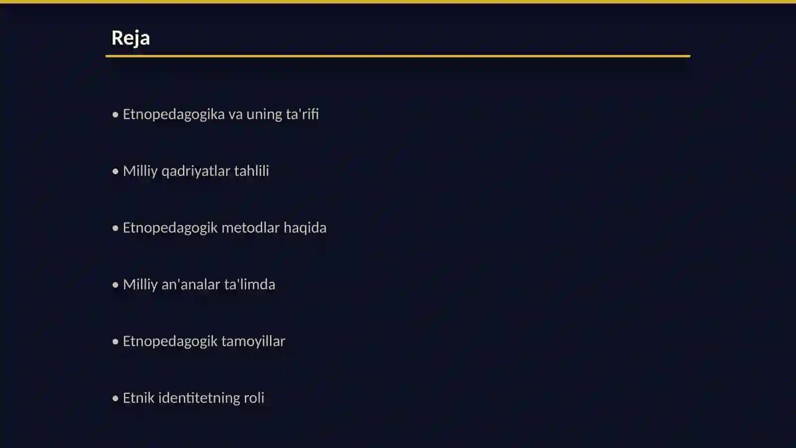 Etnopedagogik asoslar va milliy qadriyatlar 2