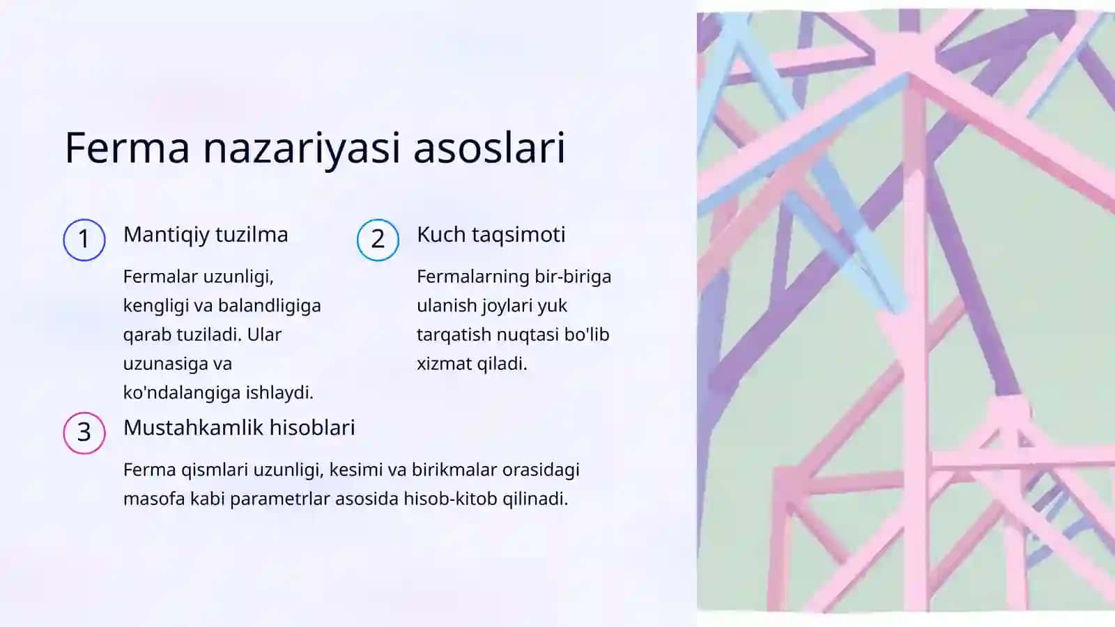 Qurilish statikasida Fermaning klasifikatsiyasi 2