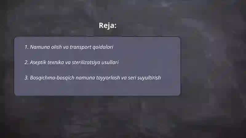 Aerob va anaerob bakteriyalarni sof hosilasini ajratish bosqichlari 2