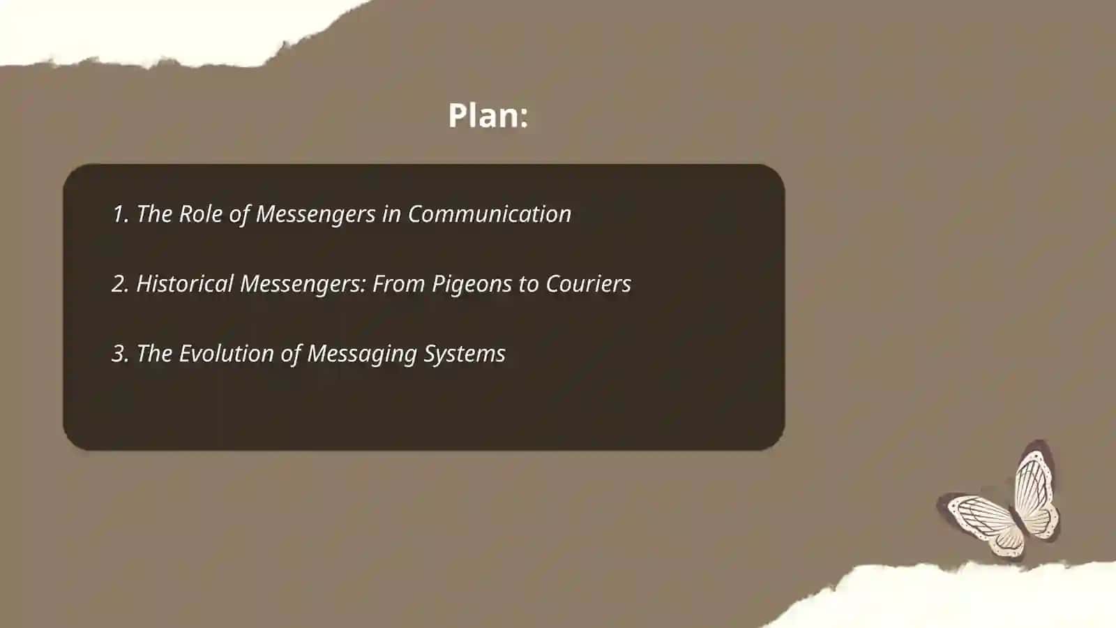 The messengers essay 2