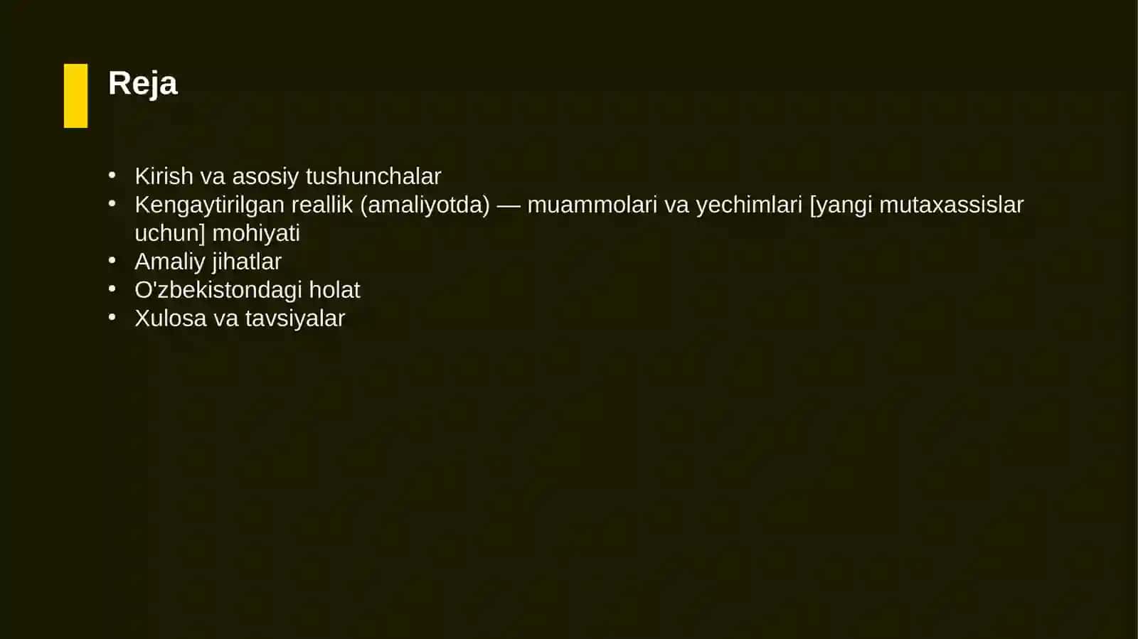 Kengaytirilgan reallik (amaliyotda) — muammolari va yechimlari [yangi mutaxassislar uchun] 2