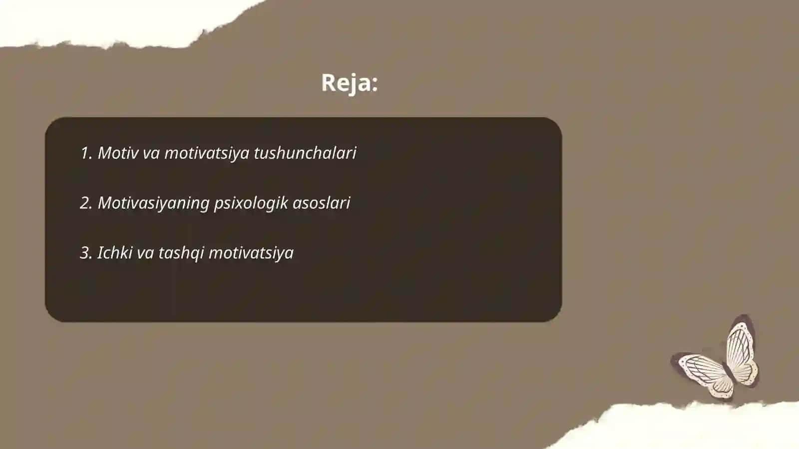 Xorij psixologiyasida motiv va motivatsiya muammosi 2