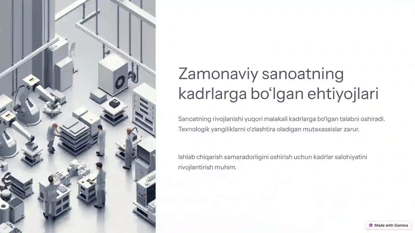 Sanoatda Kadrlar va Mehnatga Haq To‘lash 2