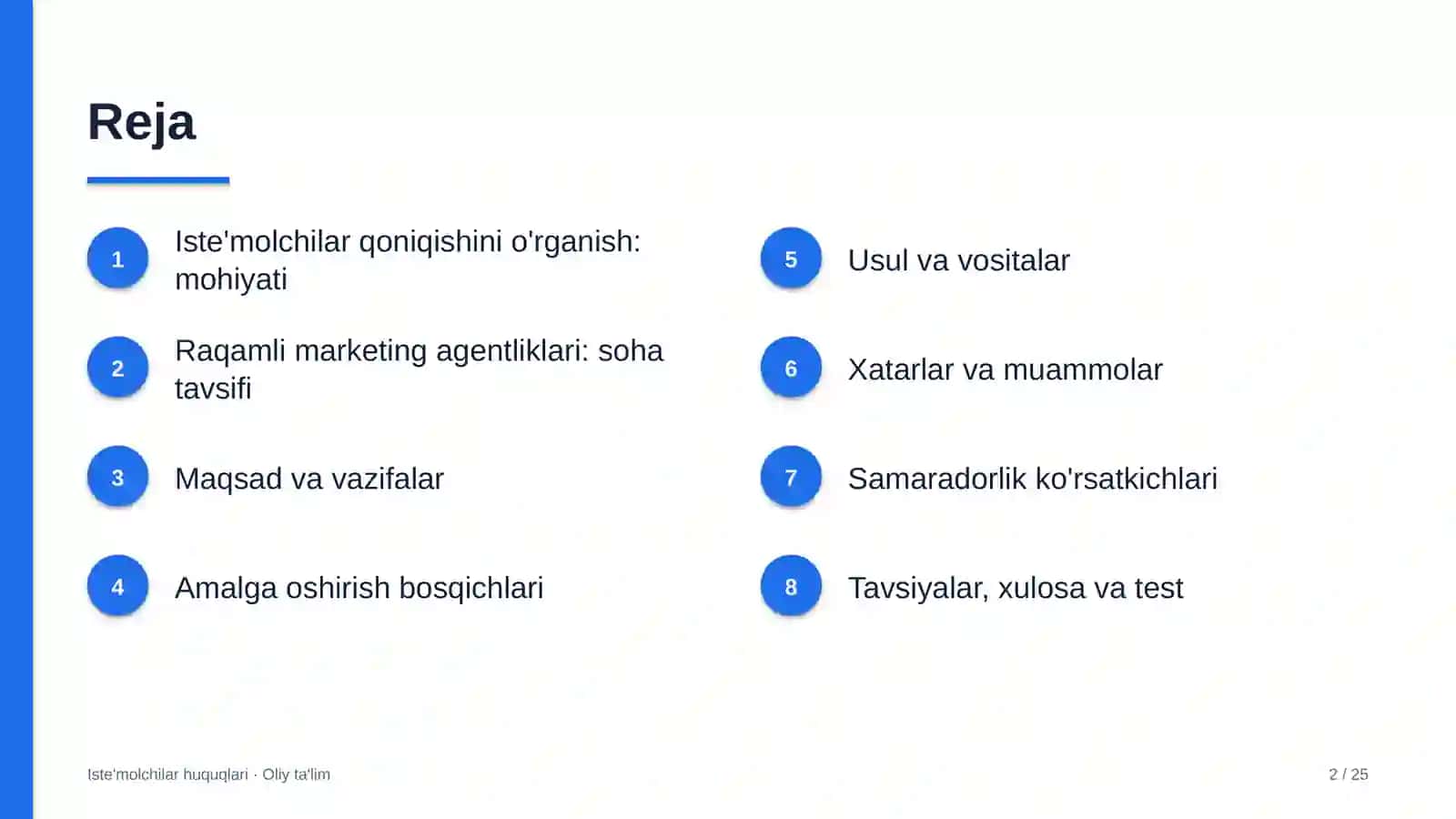 raqamli marketing agentliklarida iste'molchilar qoniqishini o'rganish 1960 2