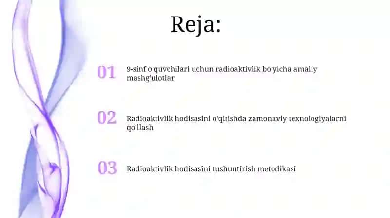 Radioaktivlik hodisasi mavzusini oʻqitish metodikasi 2