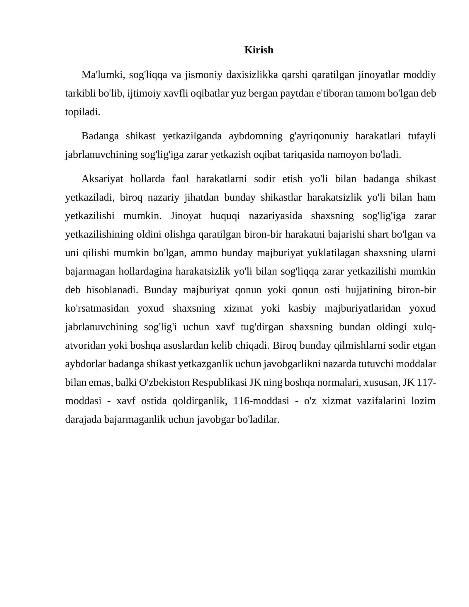 Sogʻliqqa qarshi jinoyatlar 2