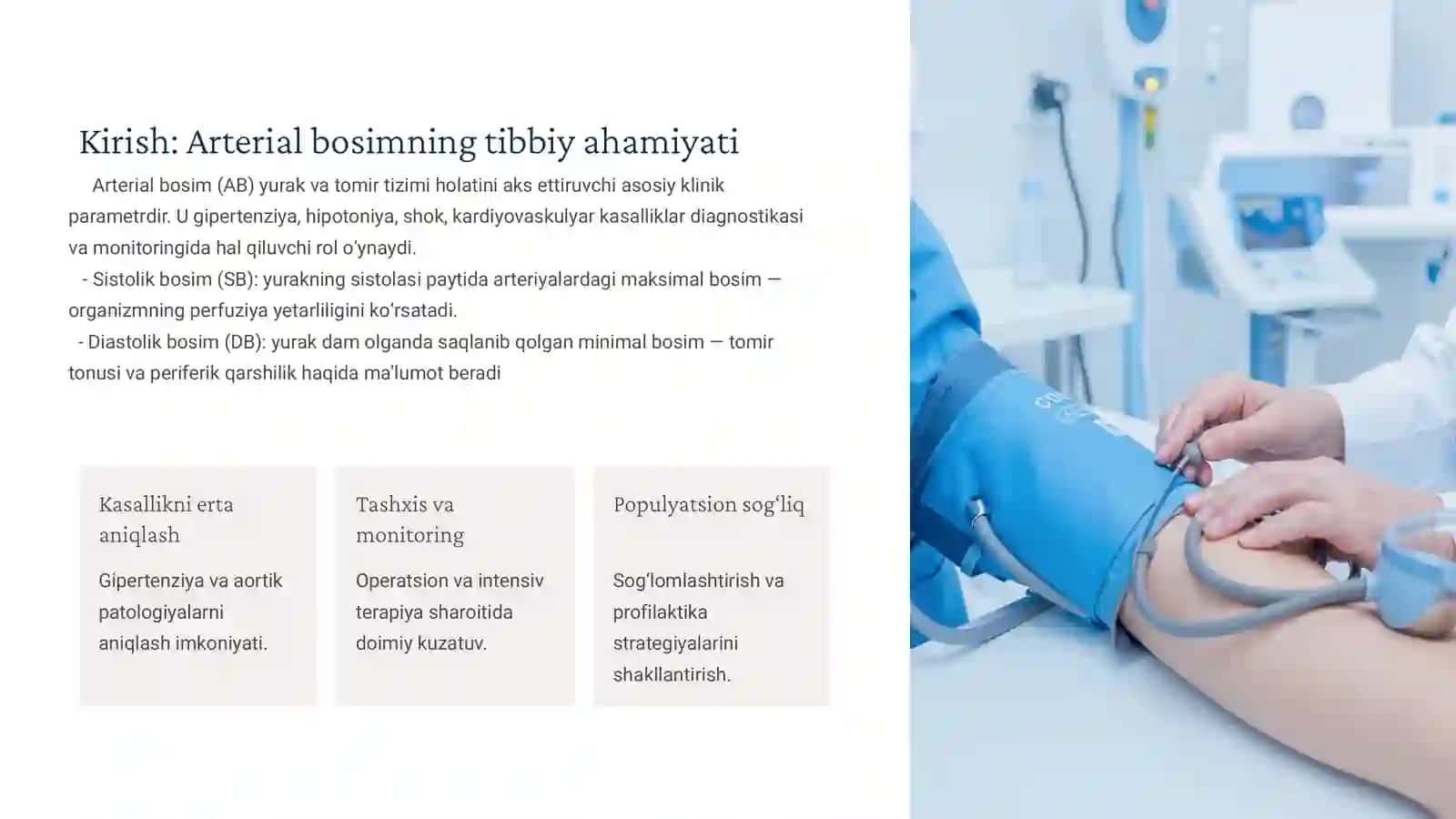 biofizika Arterial bosimni aniqlashning fizik asoslari: Puls to'lqini 2
